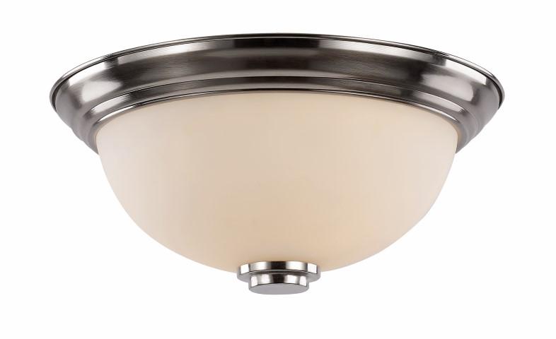2LT FLUSHMOUNT-DOUBLE DISK-BK-